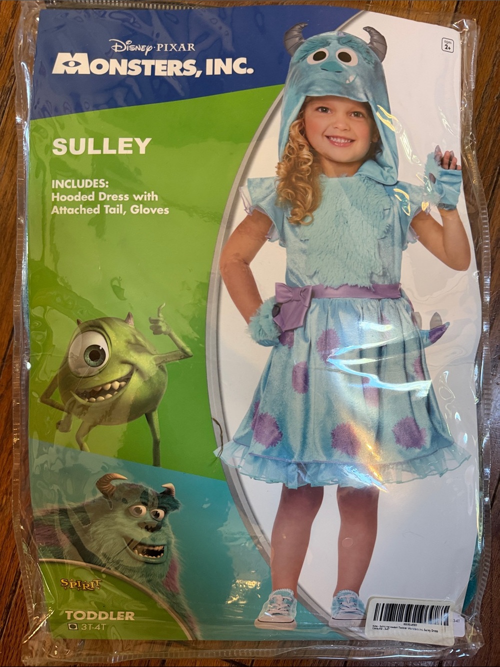 Monsters, Inc. Sulley Toddler Costume - Blue & Purple